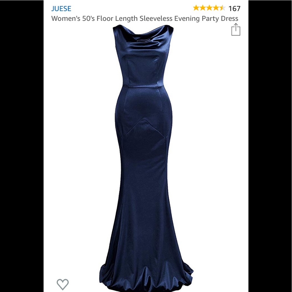 Fitted evening gown worn once
